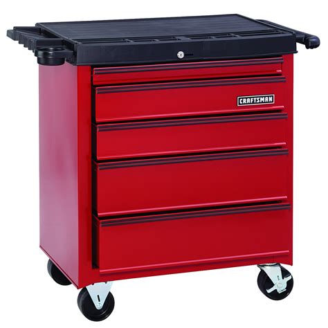 red tool storage cabinet